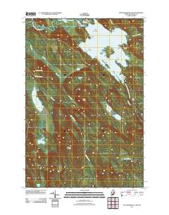 Mattawamkeag Lake 2011 topographic map thumbnail