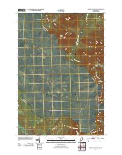 Merrill Mountain 2011 topographic map thumbnail