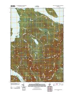 Metallak Mountain 2011 topographic map thumbnail