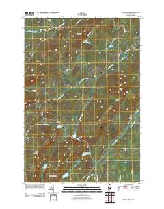 Misery Knob 2011 topographic map thumbnail
