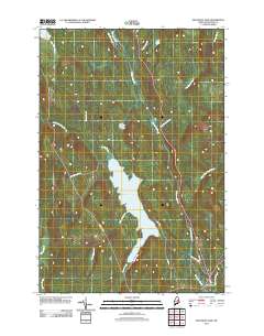 Molunkus Lake 2011 topographic map thumbnail