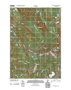 Montegail Pond 2011 topographic map thumbnail