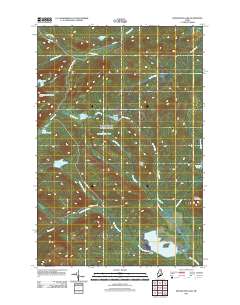 Mooseleuk Lake 2011 topographic map thumbnail
