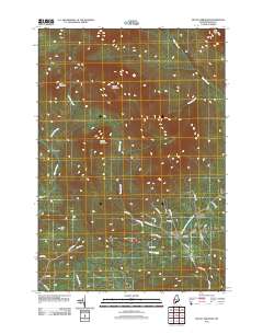 Mount Abraham 2011 topographic map thumbnail