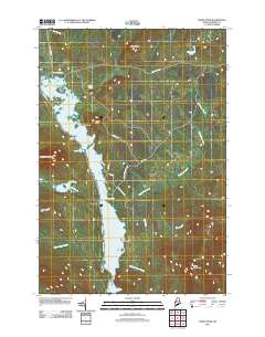 Moxie Pond 2011 topographic map thumbnail