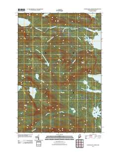 Nahmakanta Stream 2011 topographic map thumbnail