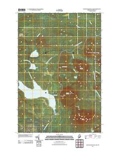 Nesowadnehunk Lake 2011 topographic map thumbnail