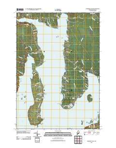 Newbury Neck 2011 topographic map thumbnail