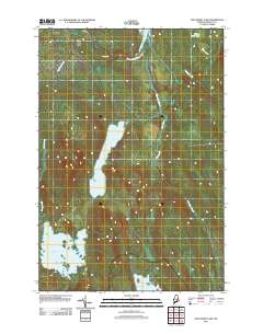 Nollesemic Lake 2011 topographic map thumbnail