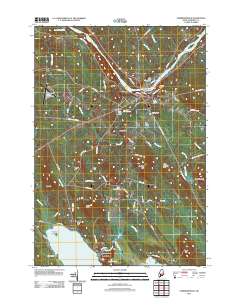 Norridgewock 2011 topographic map thumbnail