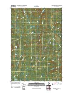 North Brook Ridge 2011 topographic map thumbnail