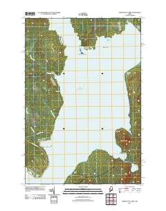 North East Carry 2011 topographic map thumbnail