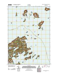 North Haven East 2011 topographic map thumbnail