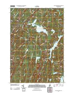North Whitefield 2011 topographic map thumbnail