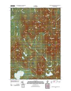 Number Four Mountain 2011 topographic map thumbnail