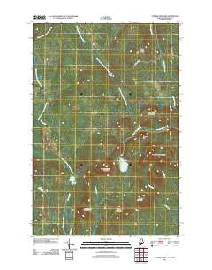 Number Nine Lake 2011 topographic map thumbnail