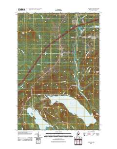 Oakfield 2011 topographic map thumbnail
