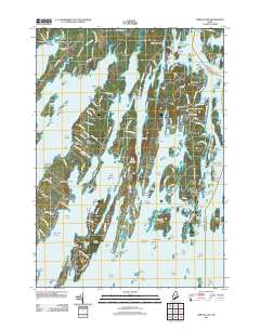 Orrs Island 2011 topographic map thumbnail