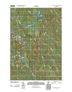 Otter Chain Ponds 2011 topographic map thumbnail