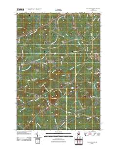 Snow Mountain 2011 topographic map thumbnail