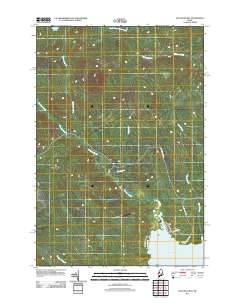 Socatean Bay 2011 topographic map thumbnail