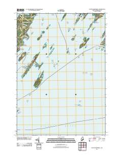 South Harpswell 2011 topographic map thumbnail