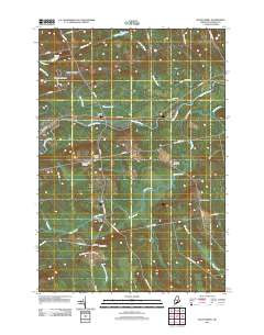 South Sebec 2011 topographic map thumbnail