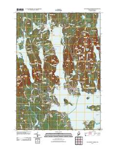 Southwest Harbor 2011 topographic map thumbnail