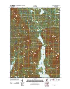 Spencer Lake 2011 topographic map thumbnail