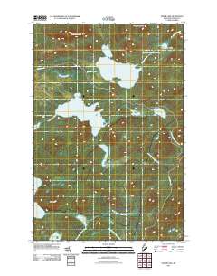 Spider Lake 2011 topographic map thumbnail
