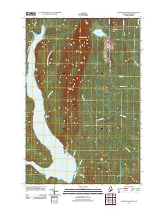 Scopan Lake East 2011 topographic map preview