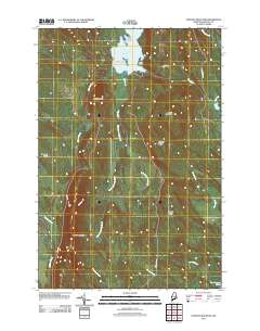 Stetson Mountain 2011 topographic map thumbnail