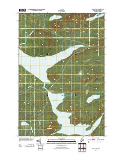 Telos Lake 2011 topographic map thumbnail