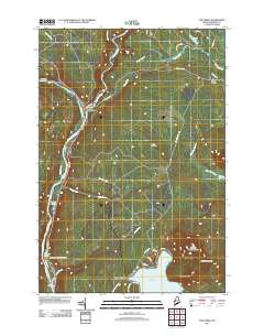 The Forks 2011 topographic map thumbnail