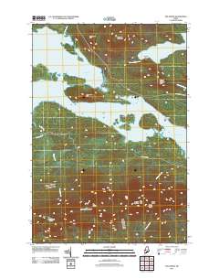 The Horns 2011 topographic map thumbnail
