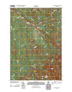 The Horseback 2011 topographic map thumbnail