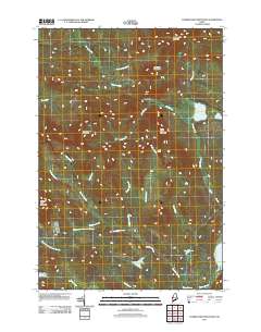 Tumbledown Mountain 2011 topographic map thumbnail