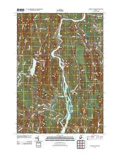 Turner Center 2011 topographic map thumbnail