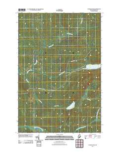 Turner Pond 2011 topographic map thumbnail