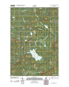 Umcolcus Lake 2011 topographic map thumbnail