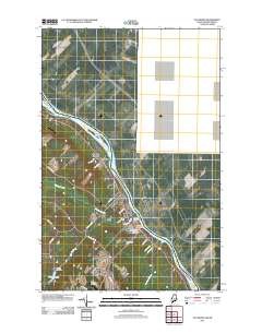 Van Buren 2011 topographic map thumbnail