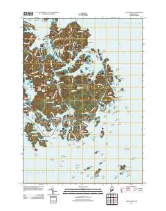 Vinalhaven 2011 topographic map thumbnail