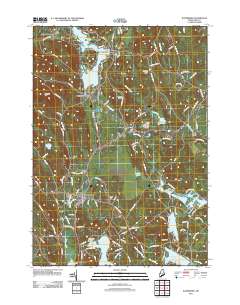 Waterboro 2011 topographic map thumbnail