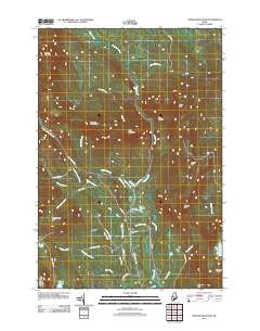 Witham Mountain 2011 topographic map thumbnail