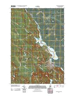 Woodland 2011 topographic map thumbnail
