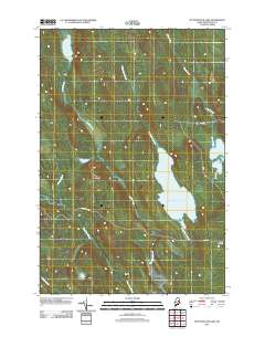 Wytopitlock Lake 2011 topographic map thumbnail