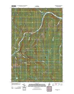 York Ridge 2011 topographic map thumbnail