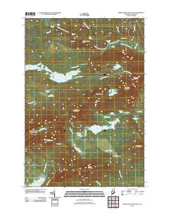 Barren Mountain East 2011 topographic map thumbnail