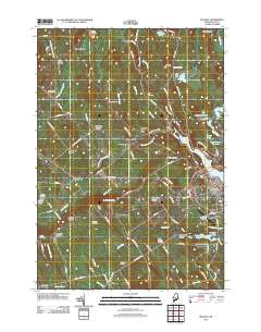 Belfast 2011 topographic map thumbnail