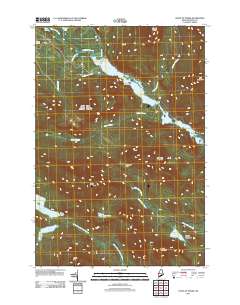Chain of Ponds 2011 topographic map thumbnail